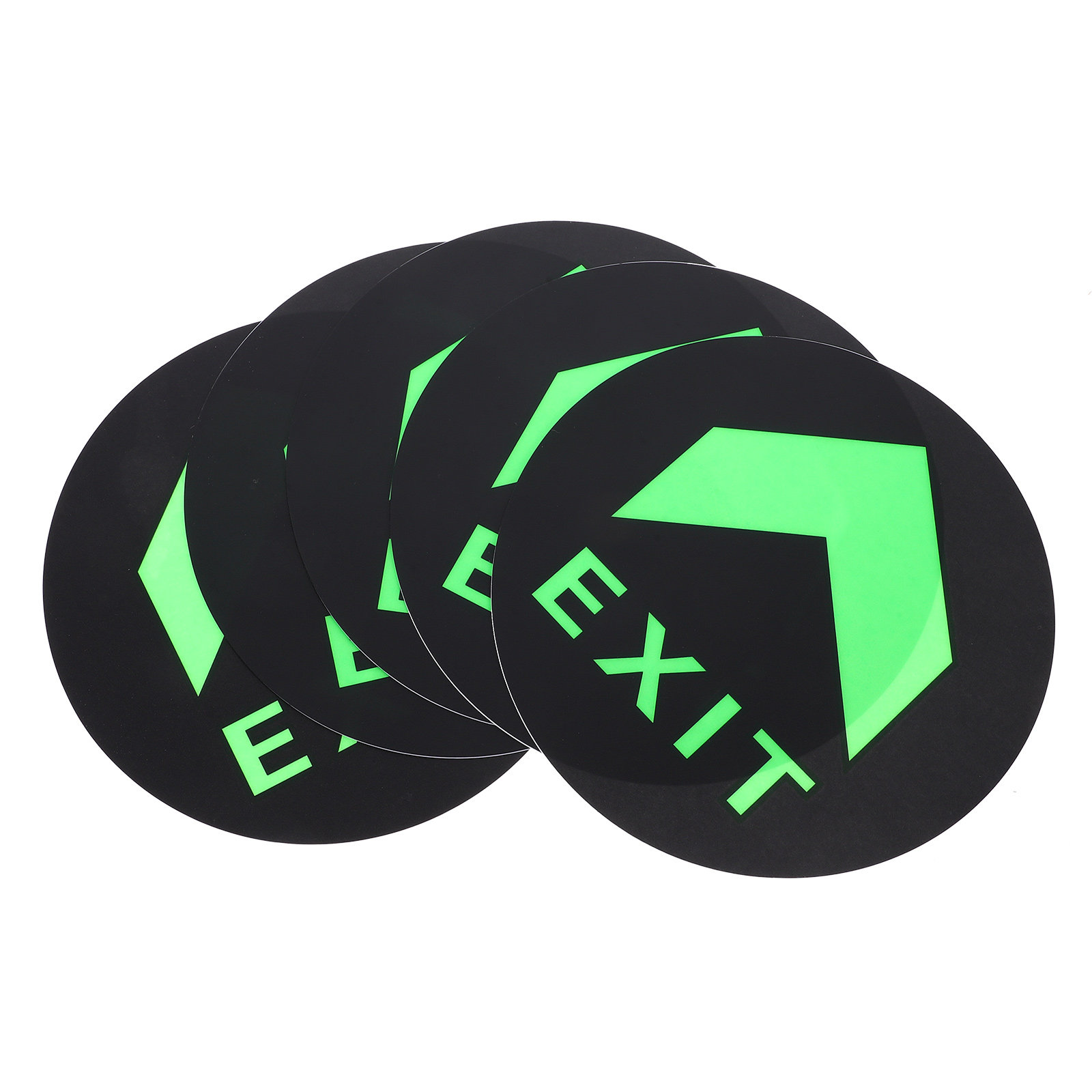 Emergency Exit Sign - 5Pcs Night Luminous Exit Sign Floor