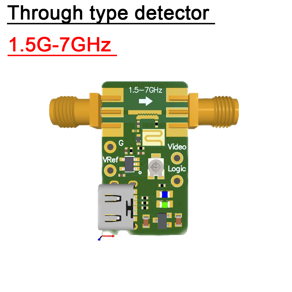 Co Detector Plug - 1.5G-7GHz Through Type Detector Comparator Radiodetector