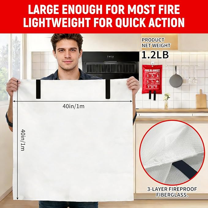TANAN 2026 Latest Emergency Fi - Fire Blanket Kitchen recension och pris