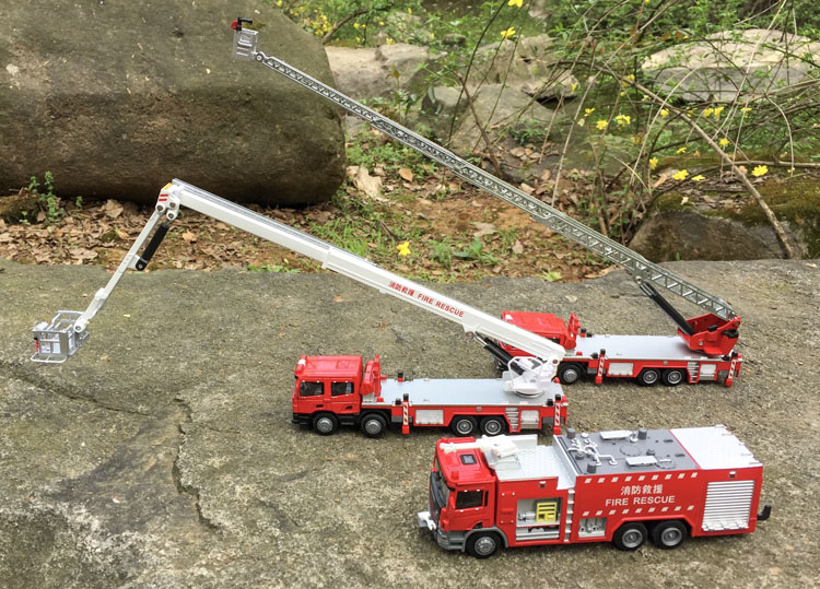 1:50 alloy engineering vehicle - Fire Escape Ladder recension och pris
