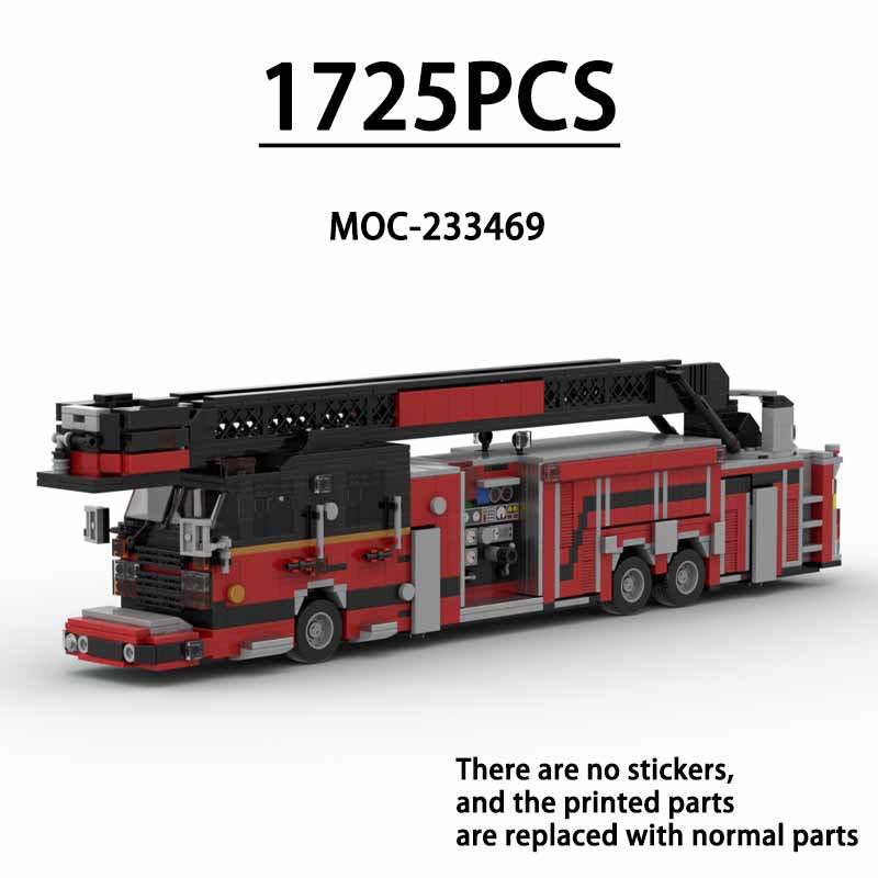 MOC-233469 100ft Tower Ladder  - Fire Escape Ladder recension och pris