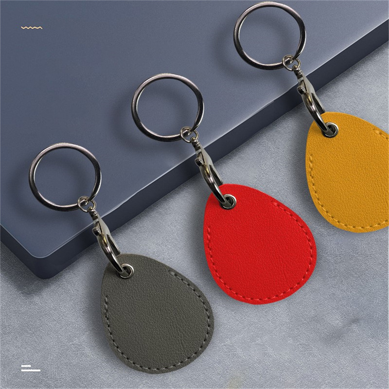 AO New PU Leather 1pc Keychain - Security Chain Door recension och pris