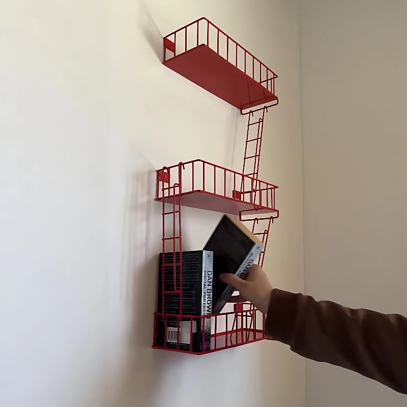 Fire Escape Wall Shelf, 3-Tier - Fire Escape Ladder recension och pris