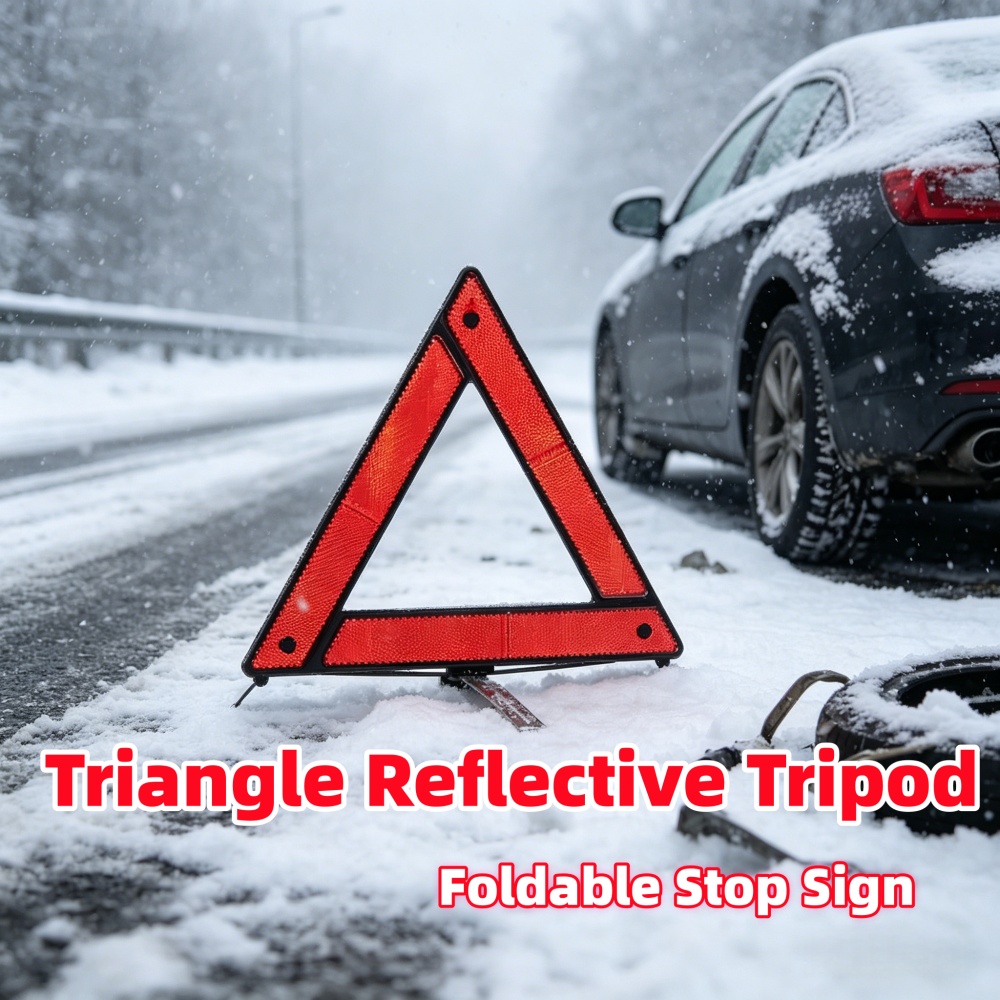 Red Reflective Car Tripod Fold - Emergency Exit Sign recension och pris