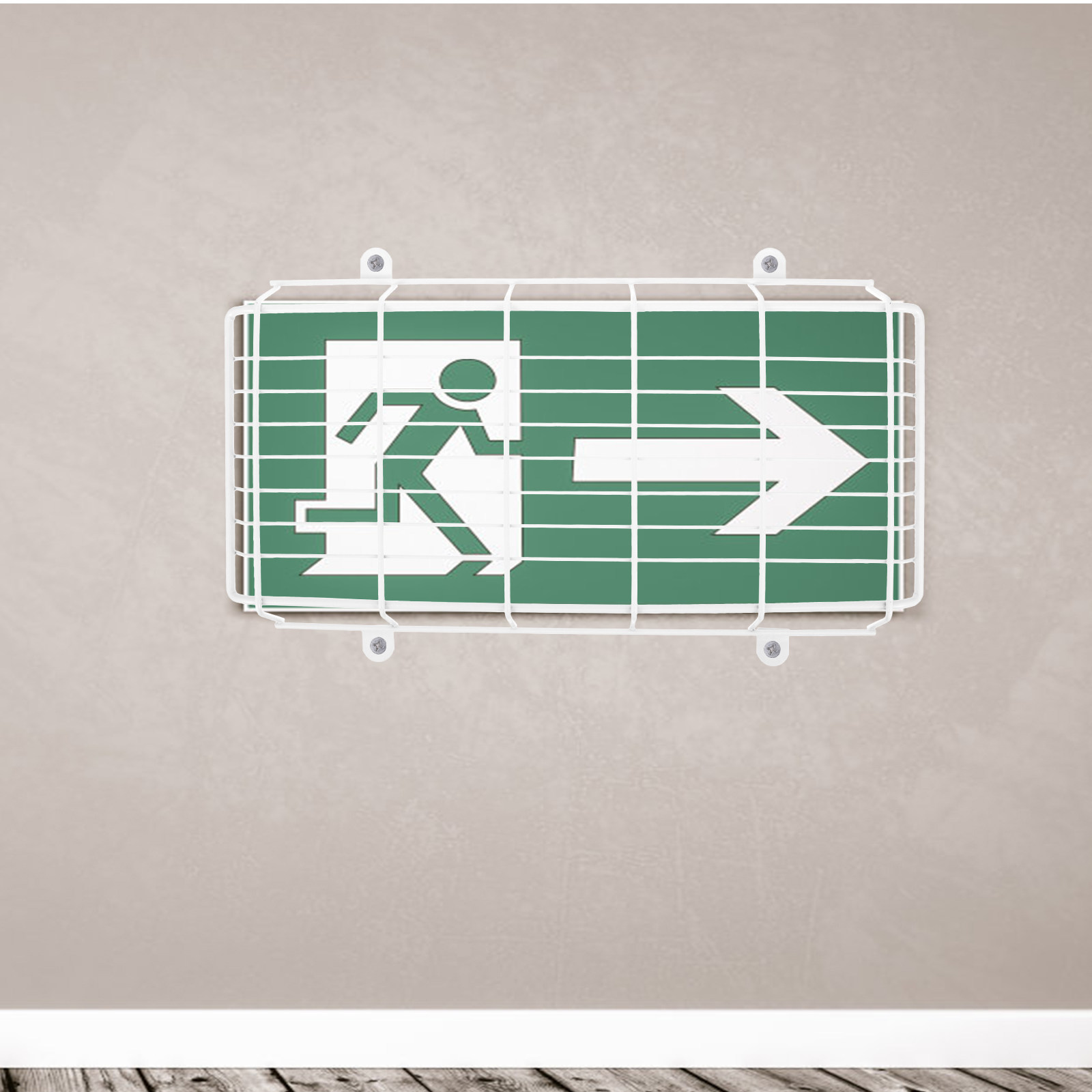 Stainless Steel Safety Exit Si - Emergency Exit Sign recension och pris